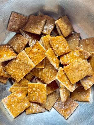 Spicy Dried Tofu with Cumin recipe