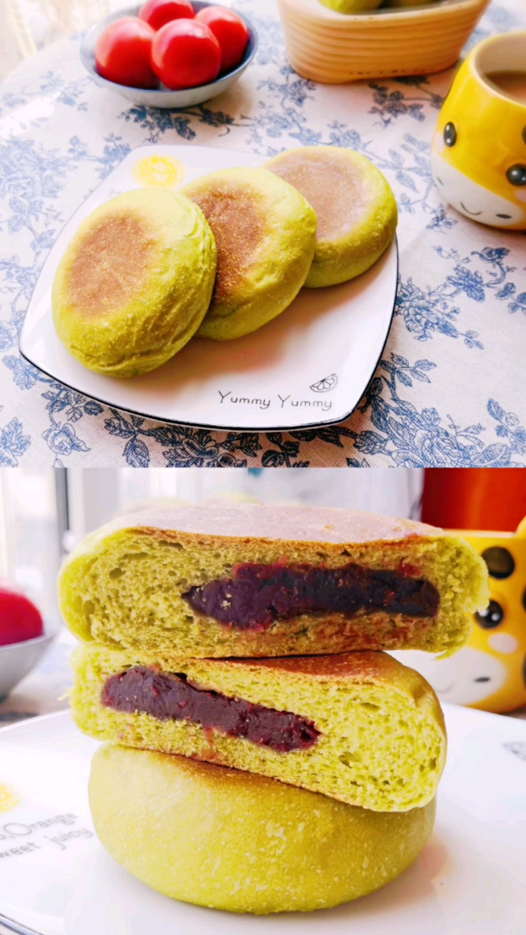Take It for A Spring Outing, Japanese-style Red Bean Buns recipe