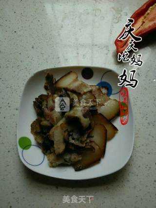 Xiangli Bacon Stir-fried Garlic Moss recipe
