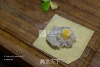 Fried Wanton with Avocado and Cheese Heart recipe