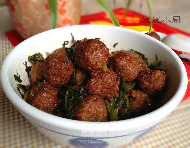 Braised Lotus Root with Potherb Mustard recipe