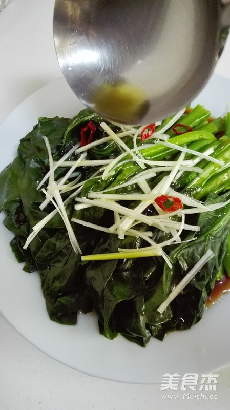 Oyster Sauce Kale recipe