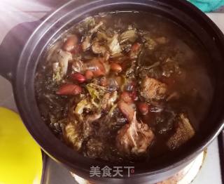 Duck Claypot with Dried Plums and Cloud Bean recipe