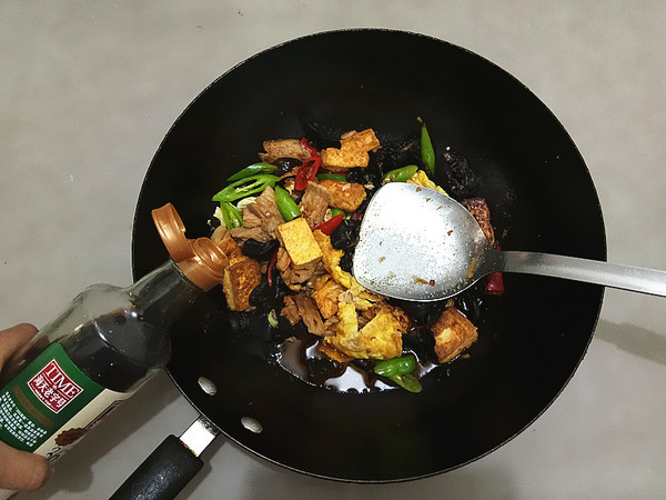 Tofu with Fungus recipe