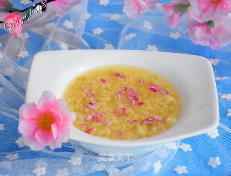 Peach Blossom Porridge recipe