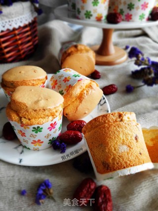 Red Date Raisin Cake Cup recipe