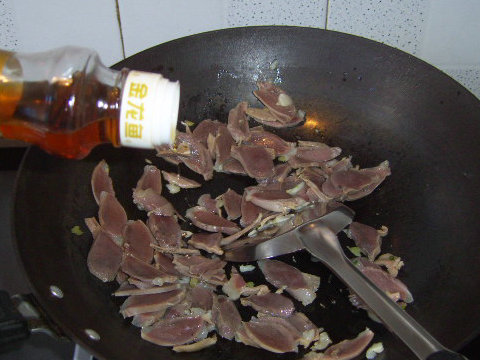 Scallion Duck Gizzards recipe