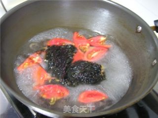 [cantonese] Tomato Seaweed Egg Soup recipe