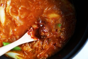 Super Rich Korean Spicy Cabbage Tofu Soup‼ ️healing Food in Winter recipe