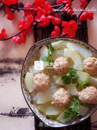 Winter Melon Meatball Soup recipe