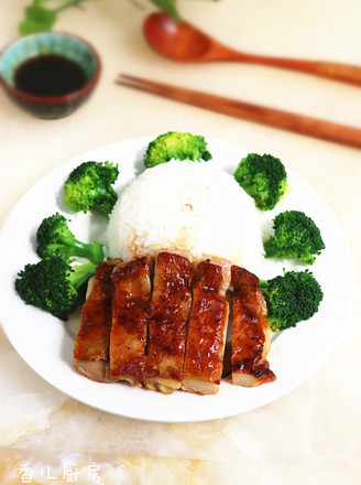 Oyster Sauce Chicken Chop Rice recipe