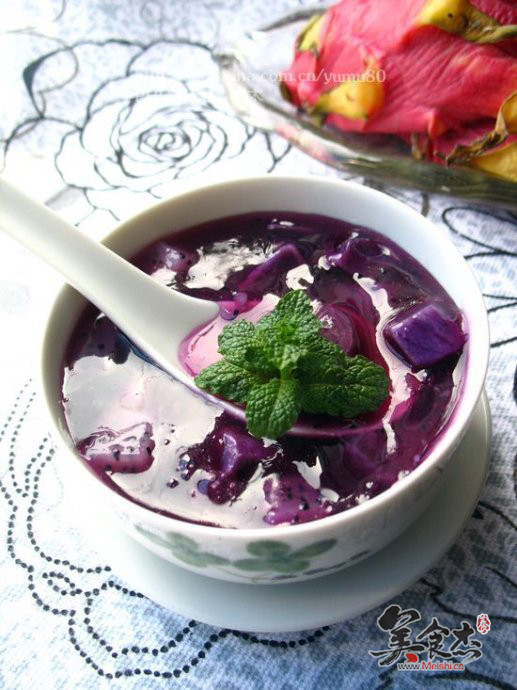 Fire Dragon Purple Sweet Potato Soup recipe