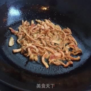 Stir-fried Shredded Pork with Green Pepper recipe