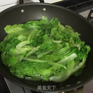 Lettuce in Oyster Sauce recipe