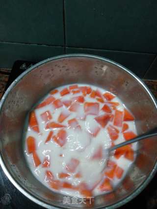 Papaya Milk Jelly recipe