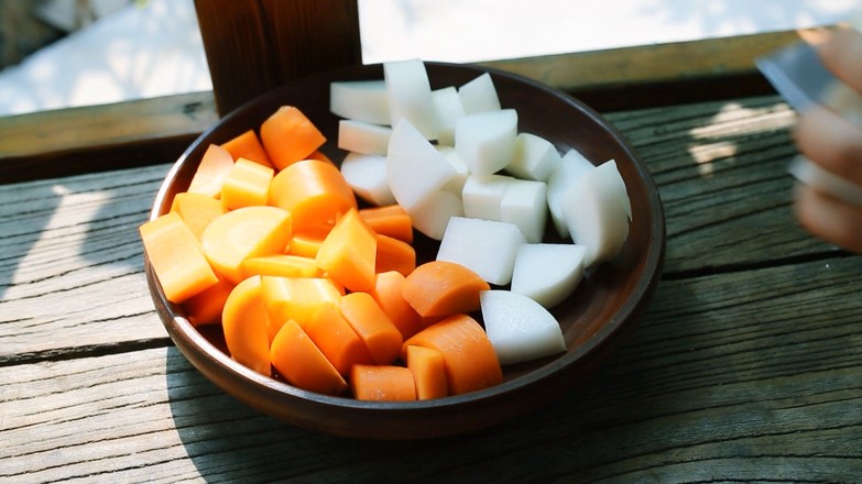 The Necessary Red and White Soup for Protecting The Spleen recipe