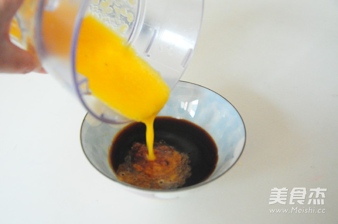 Orange Juice Carrot Seedlings-spring Refreshing Cold Dish recipe