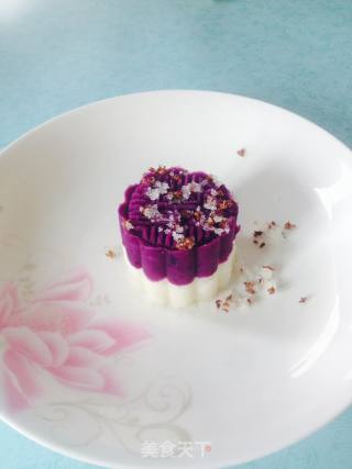 Sweet-scented Osmanthus Yam and Purple Potato Puree recipe