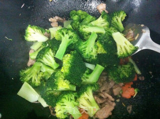 Broccoli Pork in Claypot recipe