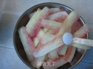 Cold Watermelon Peel recipe