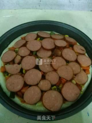 #aca烤明星大赛# Sausage Pizza More Than Pizza Hut recipe