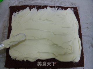 Giraffe Pattern Cream Cake Roll recipe