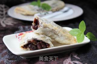 Ten Minutes Quick Delicious Dessert-red Bean Pie recipe