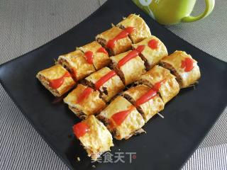 Steamed Carrot Fungus Omelet recipe
