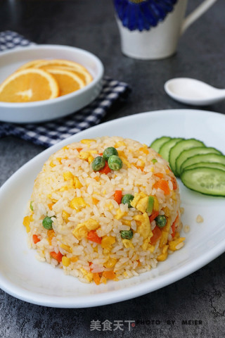 【northeast】salted Egg Yolk Fried Rice recipe