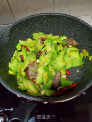 Char Siew and Stir-fried Bitter Gourd recipe