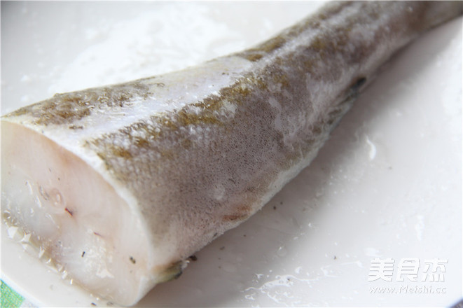 Steamed Cod Tail recipe