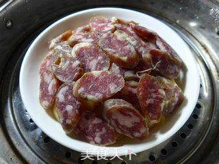 Steamed Bamboo Shoots with Sausage recipe