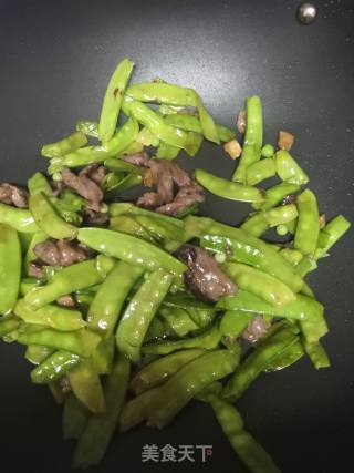 Fried Beef with Snow Pea recipe