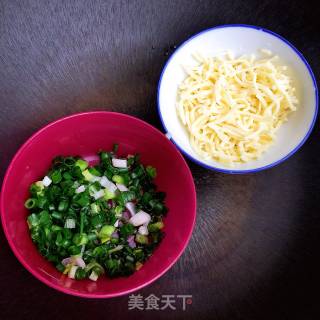 Cheese and Scallion Pork Chops recipe