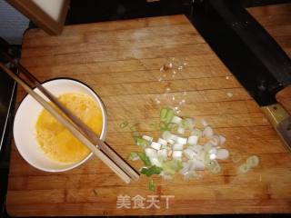 Xiaoman's Japanese Food "egg Fried Rice" recipe