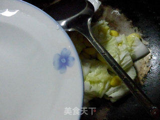 Stir-fried Cabbage with Silver Almonds recipe