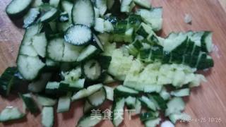 "salad" Cucumber and Red Cabbage Salad recipe