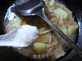 Potatoes with Bamboo Shoots recipe