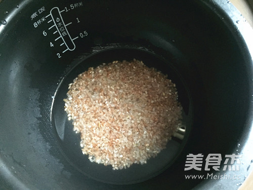 Fried Rice with Red Japonica Rice recipe