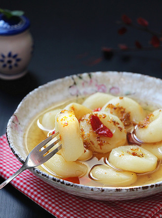 Sweet-scented Osmanthus Steamed Water Chestnut recipe