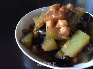 Winter Melon Braised Fresh Scallops recipe