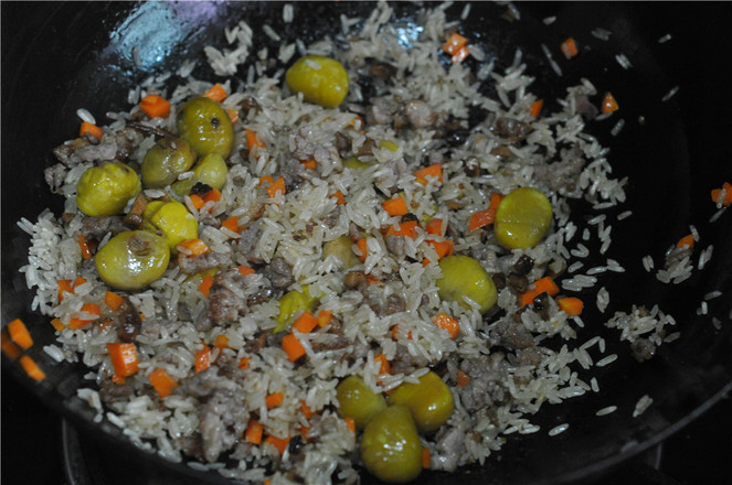 Braised Rice with Chestnuts recipe