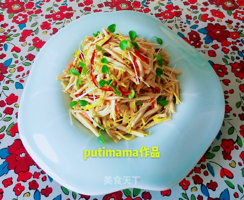 Dried Bean Curd with Cold Dressing recipe