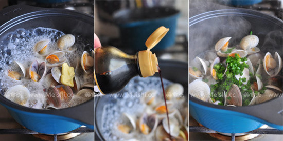 Wine Steamed Clams recipe