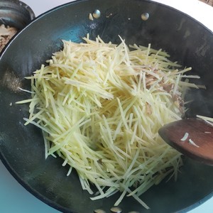 [home Cooking] Hot and Sour Potato Shreds (personal Practice, for Records) recipe