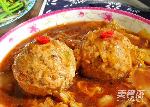 Stewed Lion Head Can be Eaten Like this recipe