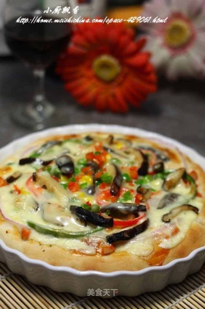 New Orleans Grilled Chicken Pizza recipe