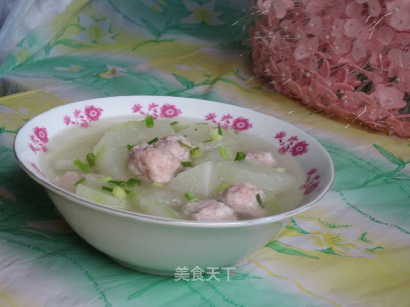 Meatballs and Winter Melon Soup recipe