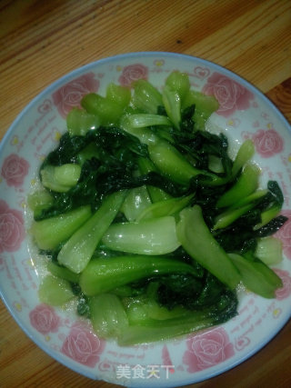 Green Fried Shanghai Green recipe