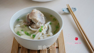 Crab Mushroom Soy Bean Stick Bone Soup recipe